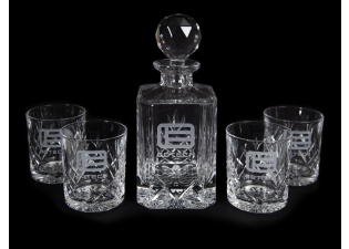 EOTECH Etched Glass Decanter Set