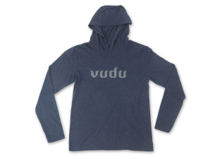 Vudu Tri-Blend Hooded Long-Sleeve Shirt
