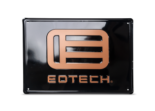 EOTECH Logo Embossed Metal Sign