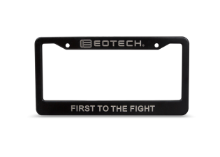 EOTECH First to the Fight License Plate Frame