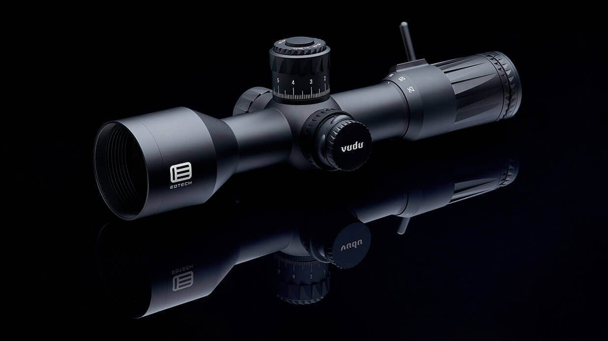 5-25X50FFP Rifle Scope attachment closeup